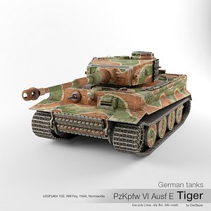 German tank PzKpfw VI Ausf E Tiger '134'
