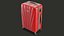 Rolling Travel Suitcase Red