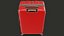 Rolling Travel Suitcase Red