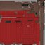 Rolling Travel Suitcase Red