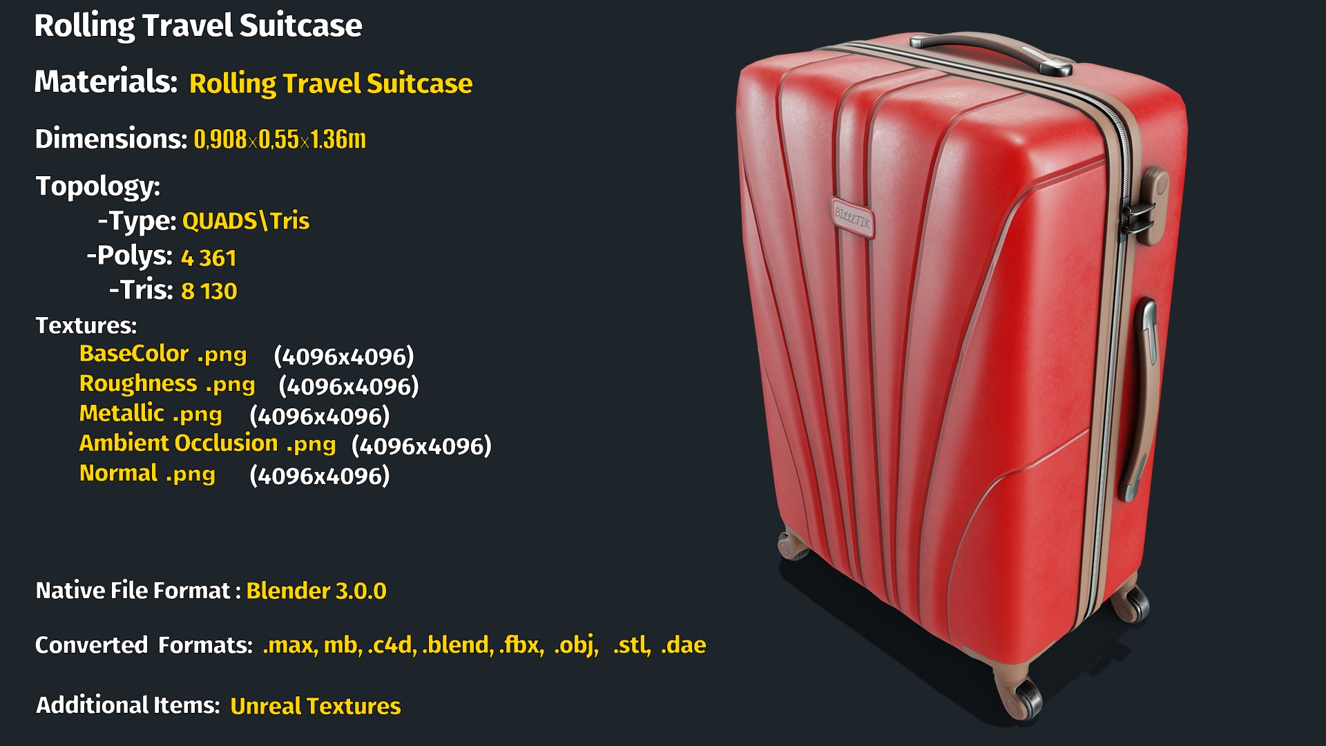 3D Rolling Travel Suitcase Red https://p.turbosquid.com/ts-thumb/J7/MDLsUl/QP/info/png/1652739779/1920x1080/fit_q87/eeba6a4cf1044840df5eea7fda974edc8dd7a804/info.jpg