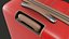 Rolling Travel Suitcase Red