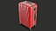 Rolling Travel Suitcase Red