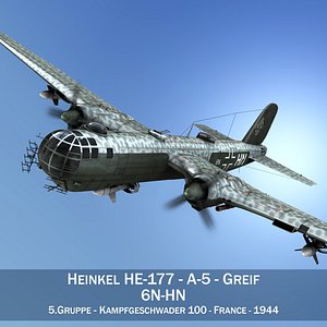 3d heinkel he-177 a-5 -