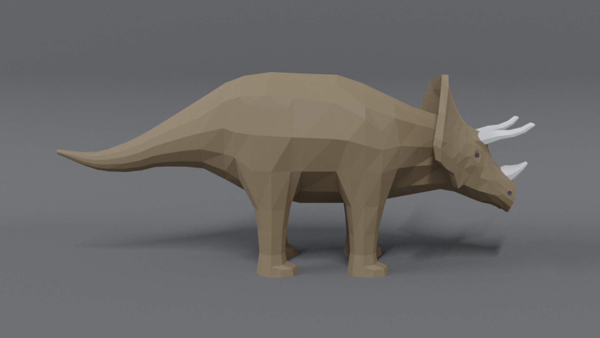 Triceratops dinosaur 3D model - TurboSquid 1559518