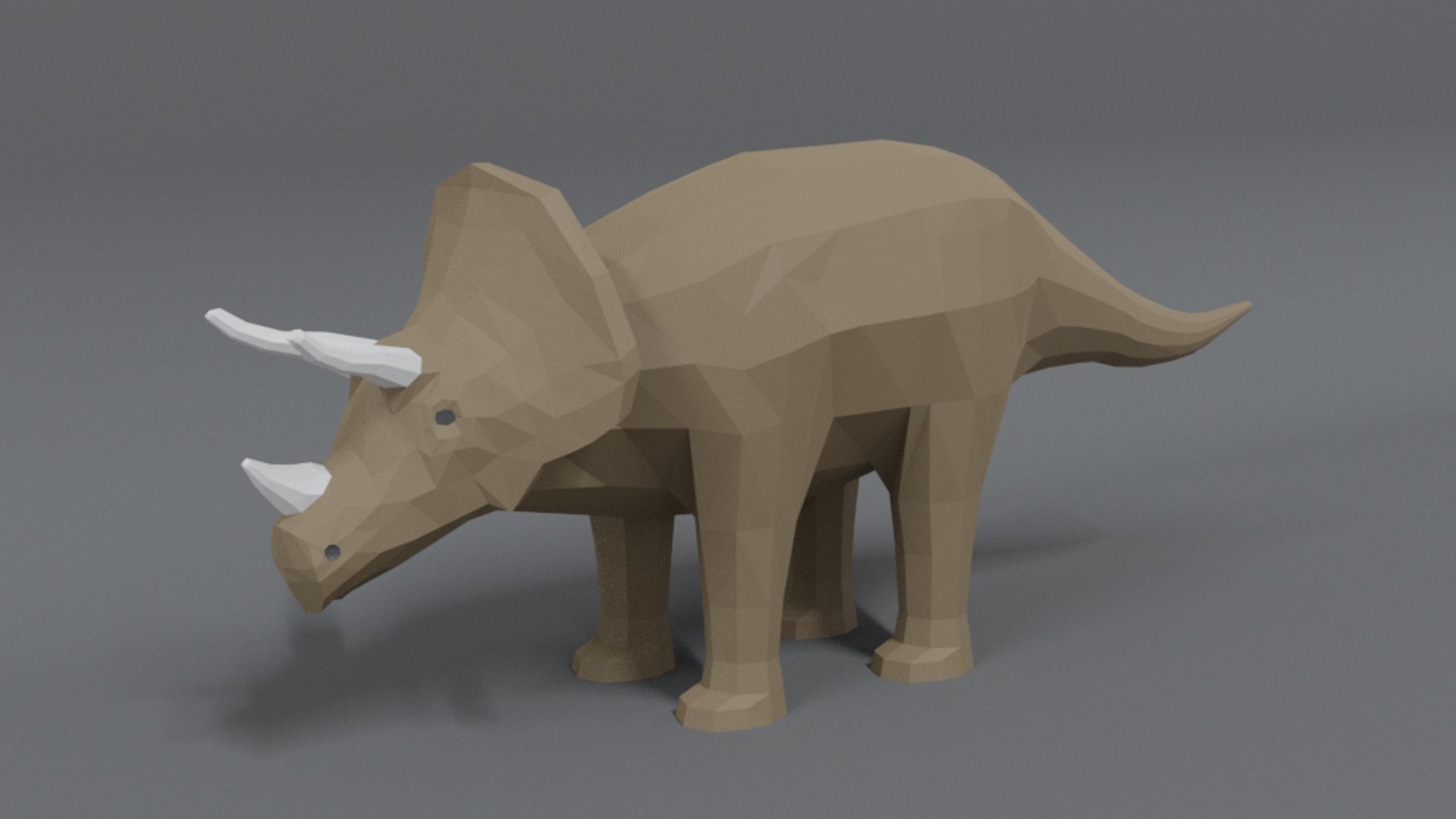 Triceratops dinosaur 3D model - TurboSquid 1559518