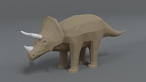 triceratops dinosaur 3D model