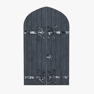 Castle Door 09 Low Poly Realistic