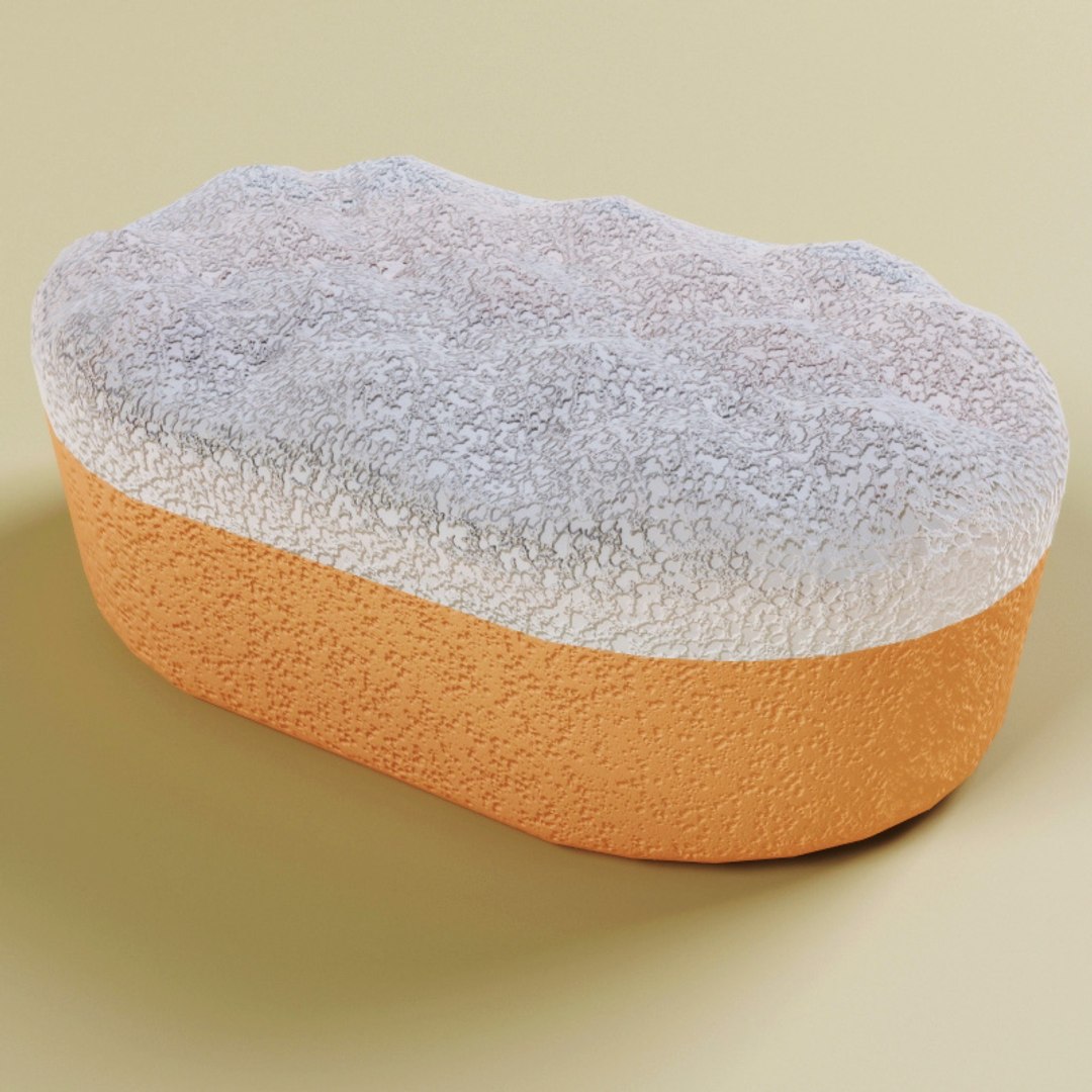 Bath Sponge 3d Model