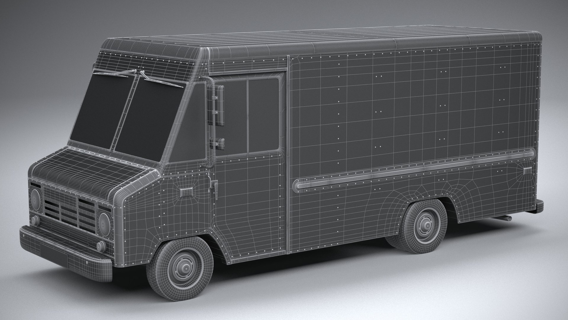 Generic step Van 2021 3D model - TurboSquid 1738218