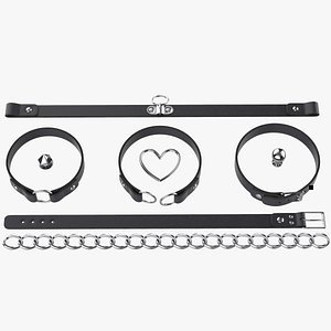 3D model choker necklaces kit