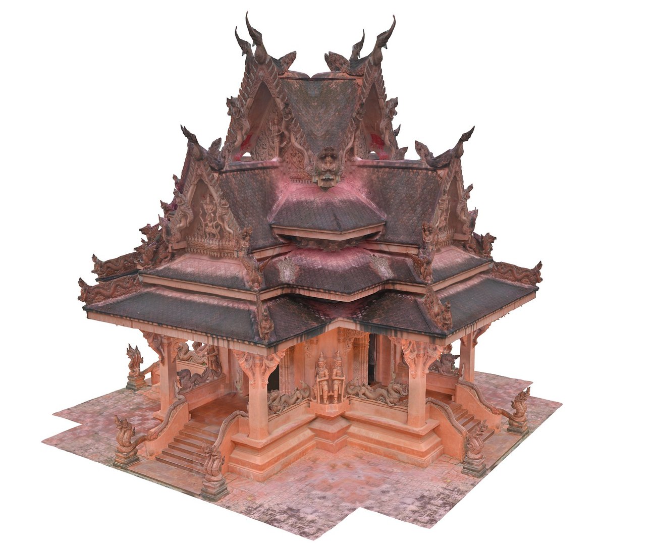 3D Ancient Temple - TurboSquid 1252040