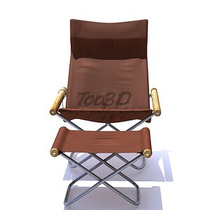 wood chair 3D model