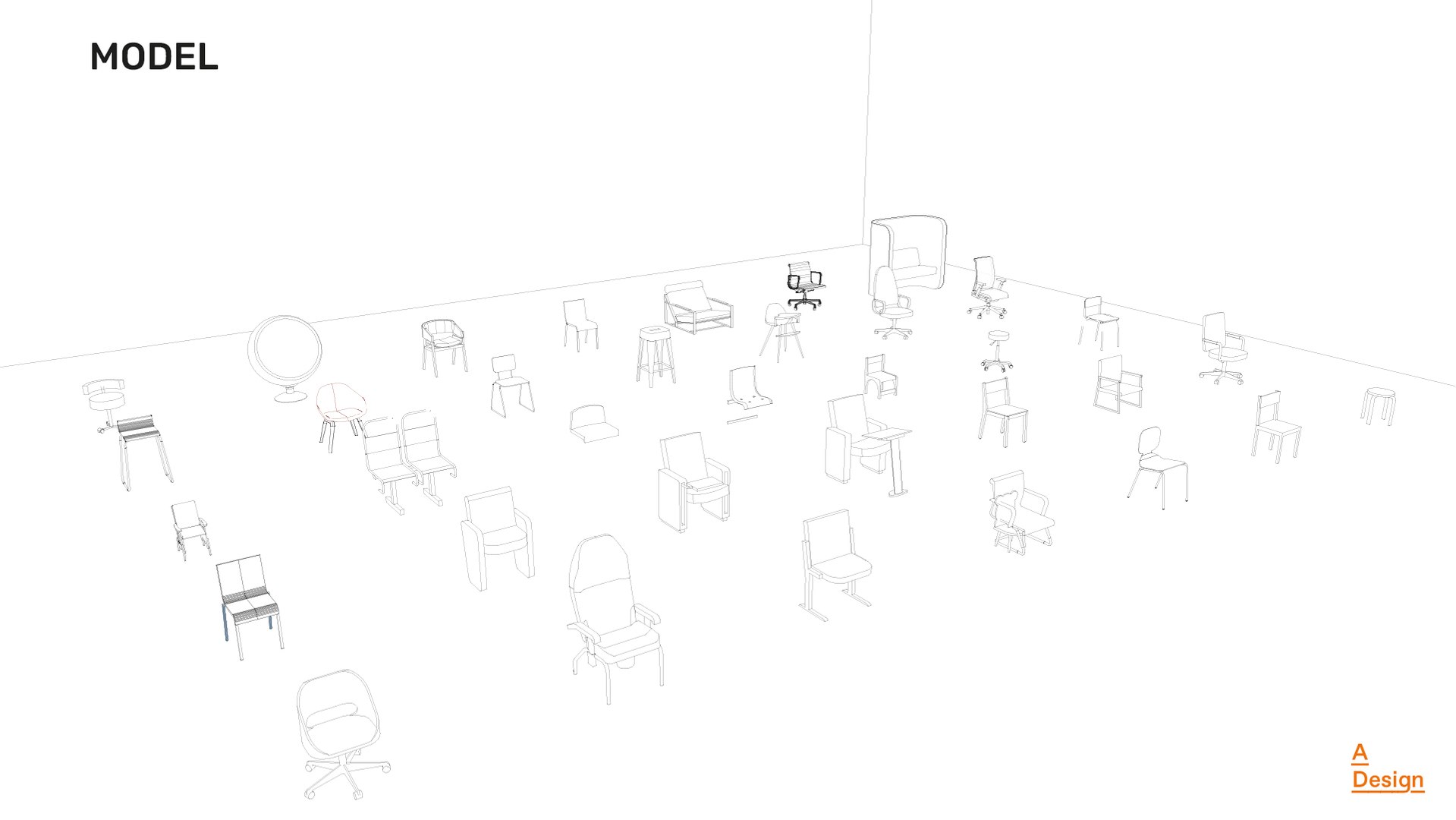 Chairs Seats Pack Of Revit Families 3D Model TurboSquid 1916526