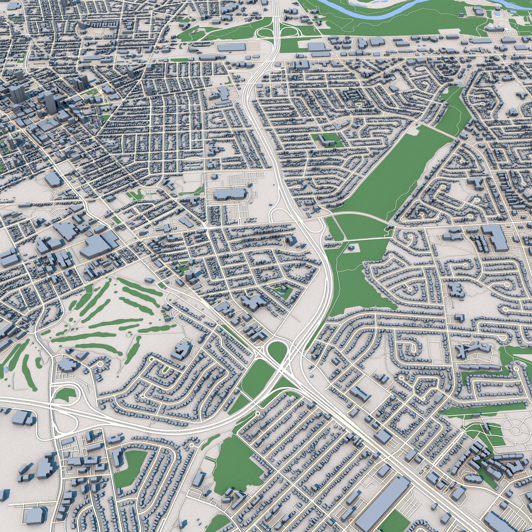 Kitchener City Canada 3D Model - TurboSquid 2319657