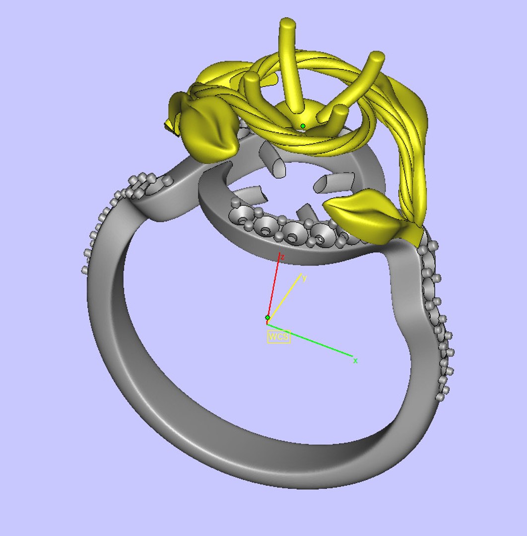 1 Gold Ring 3d 3dm