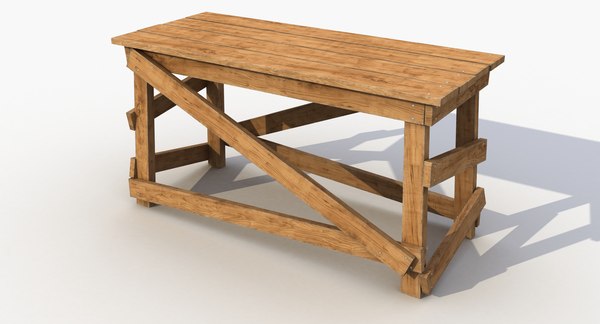 3D модель Деревянные подмости 12 - TurboSquid 1659866