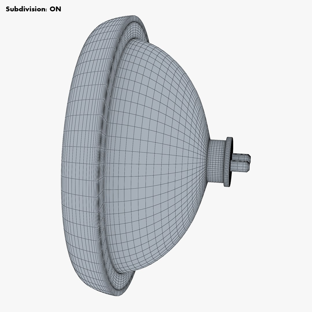 3D Classic Round Headlight V 2 Model - TurboSquid 2047309