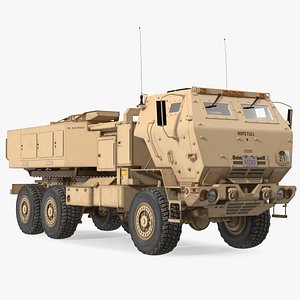 M142 HIMARS Multiple Rocket Launcher Desert