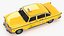 Classic Checker Taxi Cab Rigged for Cinema 4D