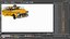 Classic Checker Taxi Cab Rigged for Cinema 4D
