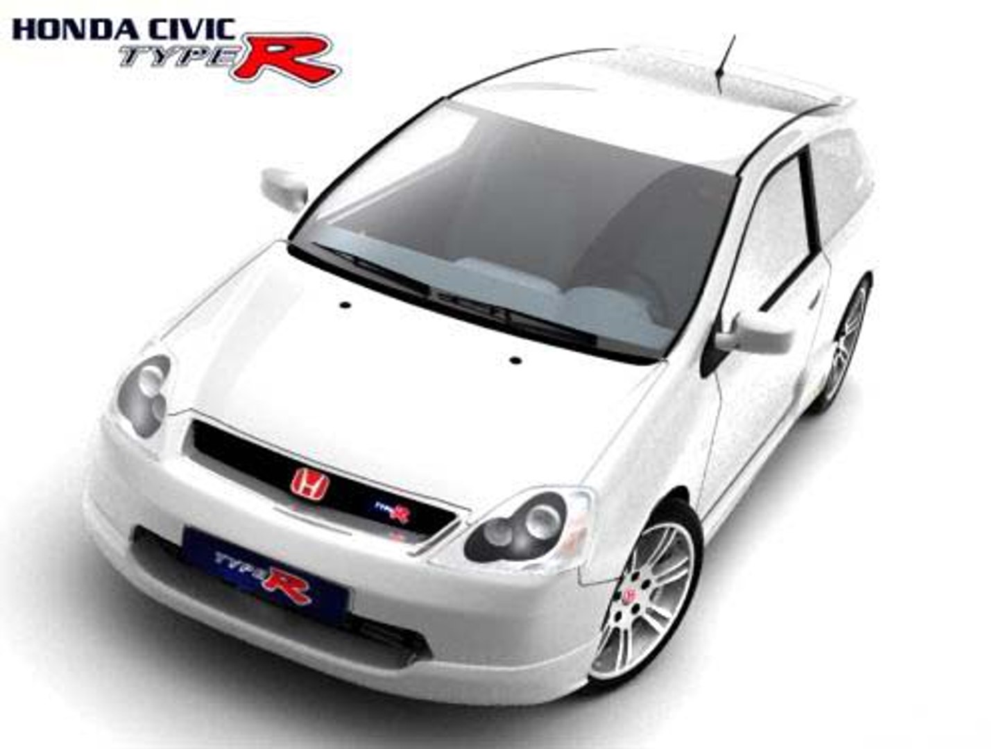Honda Civic 2003 Type-r 3d Max