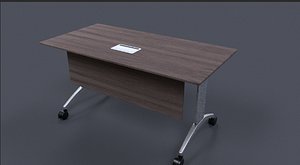 3D desk cover open close