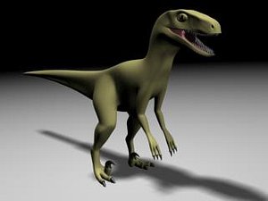3d velociraptor model