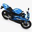 yamaha bike r6 3d model