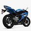 yamaha bike r6 3d model