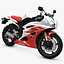 yamaha bike r6 3d model