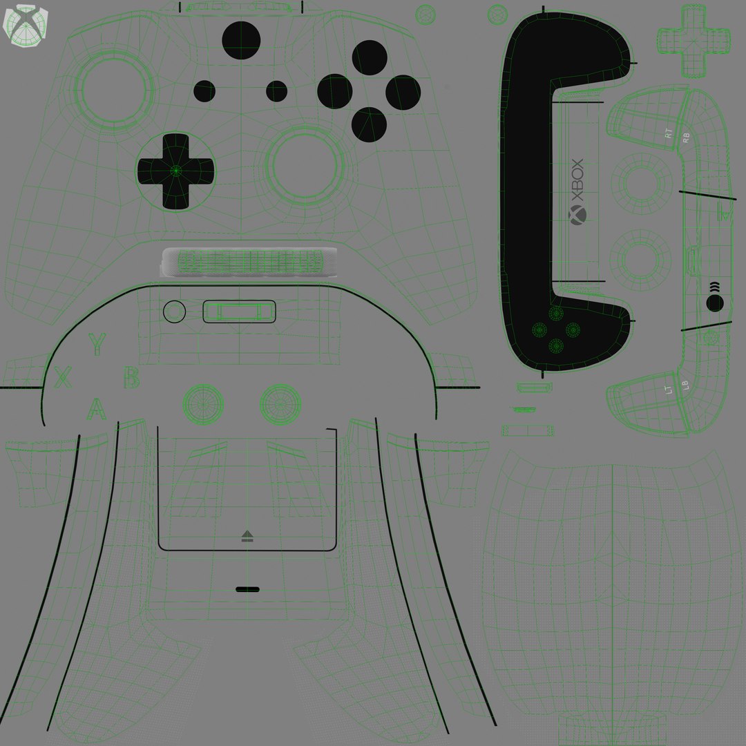 3D microsoft xbox wireless controller model https://p.turbosquid.com/ts-thumb/J7/vdliZr/kn9SdCTv/uv05/jpg/1601060825/1920x1080/fit_q87/d5f8b1ad061616aa0ef9f73bf5a519b18217e974/uv05.jpg