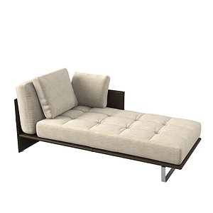 minotti luggage chaise 3D model