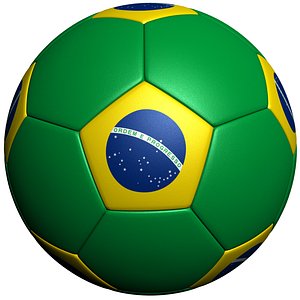 Brazil Soccer Ball Flag