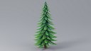 Cartoon Fir Tree 03