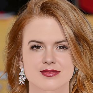 3D Isla Fisher Head - No Hair - Low poly head for game