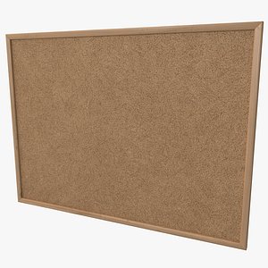 3d model corkboard design