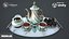 3D Tea Set 1