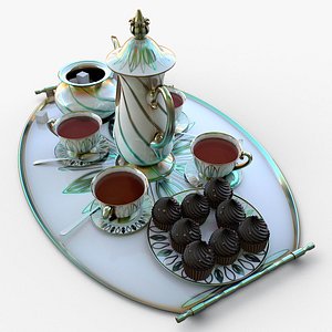 3D Tea Set 1
