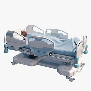 Medical Bed with Patient