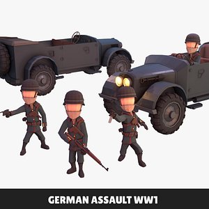German Assault WW1