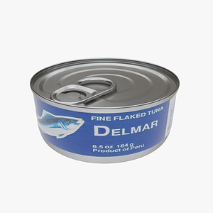 tuna tin 3D model