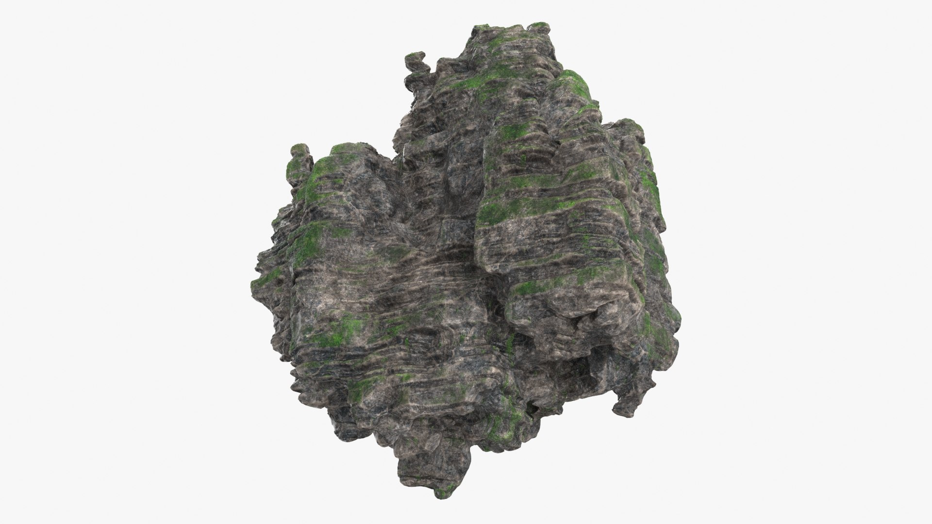 Rock Cliff Shape 3 3D Model - TurboSquid 2158472