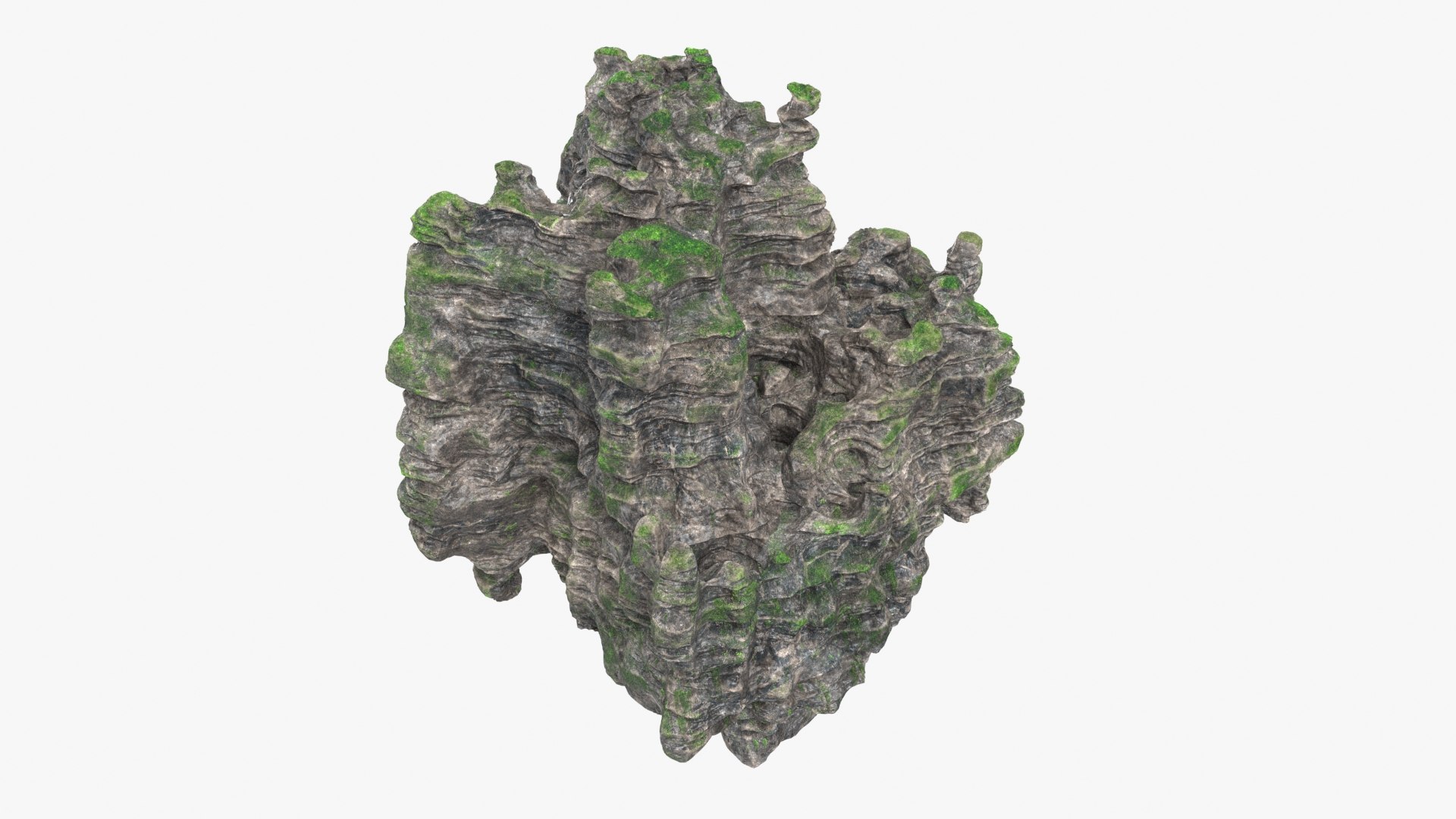 Rock Cliff Shape 3 3D Model - TurboSquid 2158472