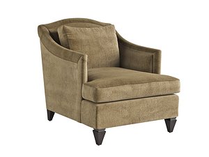 3D toulouse club chair