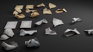 new and old with 4k pbr textures Low-poly