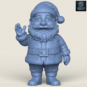 Santa Claus Print Ready 3D Model 3D model