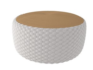 Pouf Braided Knot MAISONS DU MONDE