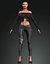 Rihanna Model design Pronto per l'animazione