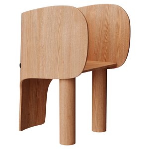 3D Elephant Chair model
